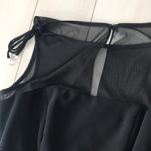 Patra black dress - soft flowy drapey material - Picture 4 of 7